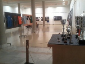 Vista de la sala de exposiciones de la Casa de Cultura